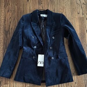 Zara Women's Navy Blazer